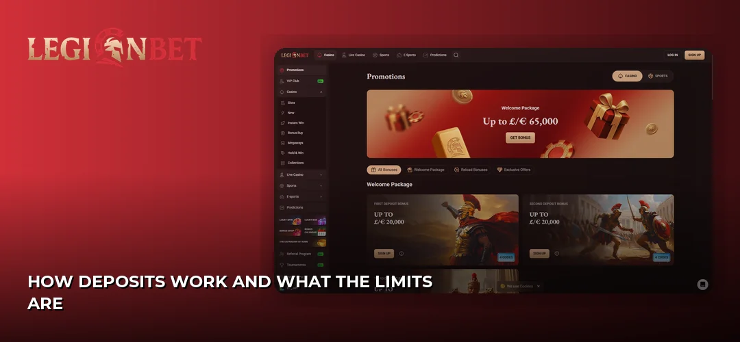 LegionBet promotional banner