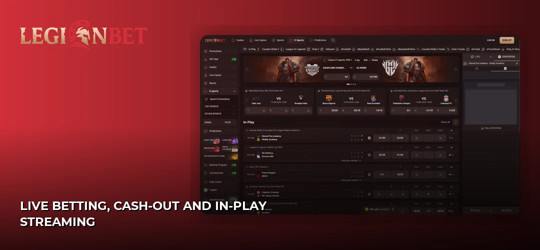LegionBet promotional banner