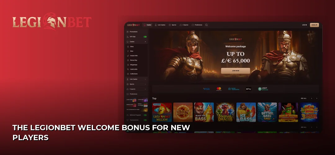 LegionBet promotional banner
