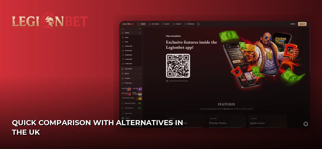 Quick comparison with alternatives in the UK