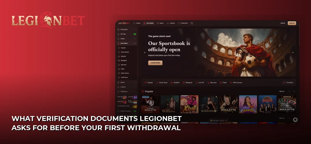 LegionBet promotional banner