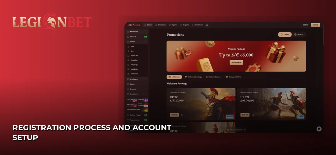 LegionBet promotional banner