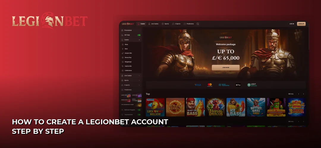 LegionBet promotional banner