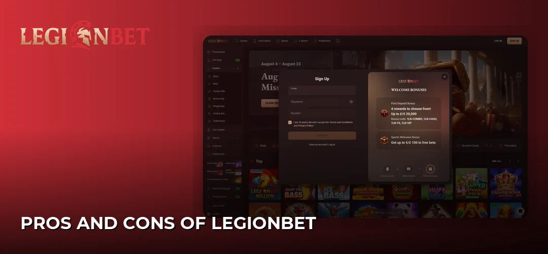 LegionBet promotional banner