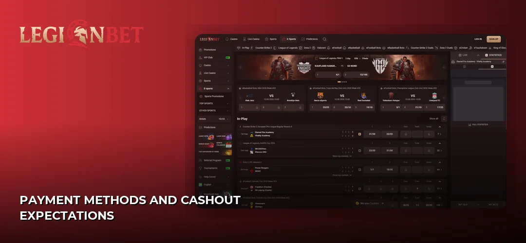 LegionBet promotional banner