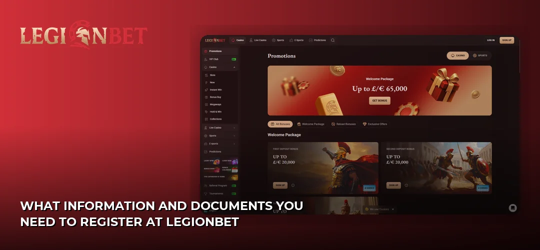 LegionBet promotional banner